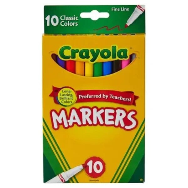 Crayola Fine Markers 10 Pack